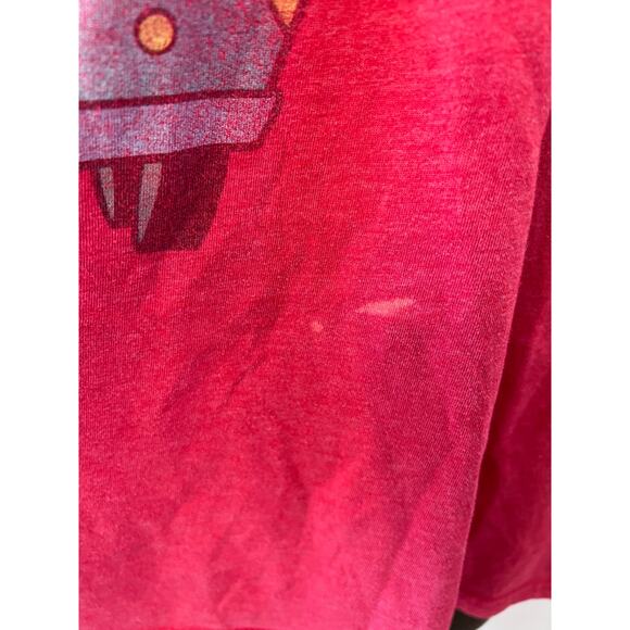 Scooby Doo Mystery Machine Multicolored Distressed T-Shirt Size XL Skater**Flaw* - Picture 4 of 4